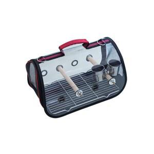 앵무새 애완조류 휴대용 비행기 애완동물 차량용 외출가방 스탠드 새장 조류 배낭 투명
