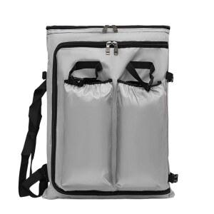 미술 포트폴리오 캐리백 4K 옥스포드 아티스트 백팩 조절 가능한 숄더백 토트 케이스 용품 보관 운송용 방수 드로잉 보드백, 26 x 18 인치