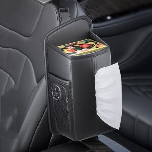 자동차 시트 사이드 오거나이저 다기능 티슈 박스 홀더와 수납 파우치 공간 절약형 액세서리