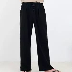 [모로엠]남성 와이드 밴딩 츄리닝 팬츠 ON-PTA-QWFMU3CX