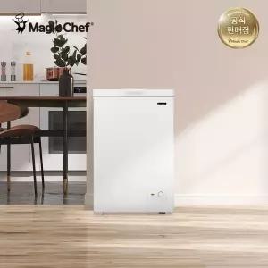 매직쉐프 심플 100L 냉동고 화이트 미니 소형 급속 냉동 MCF-H1000W
