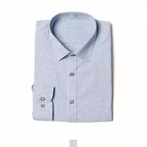 [모로엠]남성 소라색 패턴 긴팔 슬림핏 셔츠 DMG-SHA-Q4533969