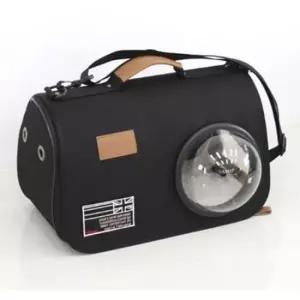 고양이캐리어 강아지 모던 우주선 가방 블랙 숄더백 이동 외출 1P