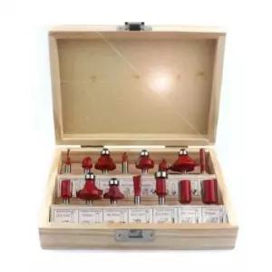 생크 목공무늬작업 모따기 트리머 비트세트 6MM 15PCS