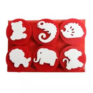 창의력향상 집콕 유아 미술놀이 동물스탬프 놀면서배우기 인지발달 방과후 스템프 EQ