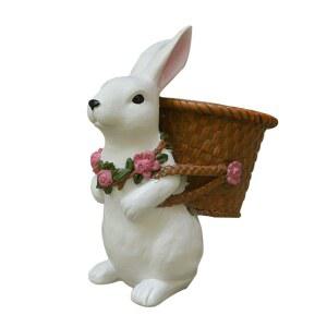 정원인테리어 마당 화단 캐릭터 조경 조경석 옵션 블루토끼장식 소품 정원소품 및 중간 꾸미기 참조 14x16x20CM