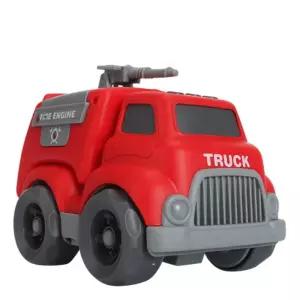 돌아기 촉감발달 장난감 말랑한 소방차 남아선물 6세 탈것배우기 교육 자동차 어린이