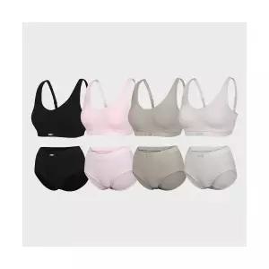 PUMA BODYWEAR 레이온 골지 브라팬티 8PACK 2071609