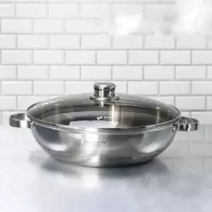 전골냄비 키친아트 인덕션 찌게 냄비 스텐 통5중 32cm