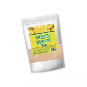 wb 레몬맛 콤부차 분말 상큼 발효음료 500g