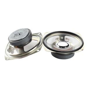 2Pcs 3 인치 78MM 8 옴 5W 스퀘어 스피커 음성 방송을위한 미드 레인지 방수 투명 필름 DIY 블루투스