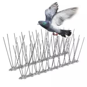 비둘기 퇴치 버드 스파이크 실외기 베란다 설치 촘촘형 20세트 보드20개 + 철사400개