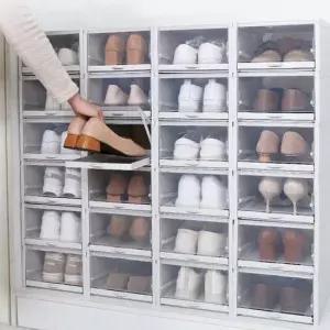 운동화정리 신발수납장 신발정리대 보관함 슈박스 선반 3개