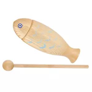 영유아 청각발달 원목악기 목탁소리 물고기 방과후 장난감 단체활동 소근육 연주 완구