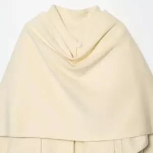 여성 울 겨울 데일룩 코트 모피 혼방 덧장 DAOL4