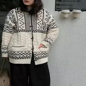 니트 울 추동 여사친 데일룩 코트 모피 루시퍼 섬 커프 터틀넥 스웨터 DAOL4