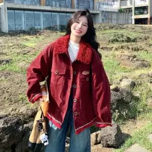 여사친 겨울 데일룩 다운 안감 토끼털 코트 모피 램스울 DAOL4