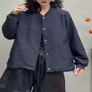 여성 추동 빈티지 캐주얼 데일룩 잠바 집업야구항공 패딩 쇼트 코트 슬림 퀼팅 야구 점퍼 DAOL4