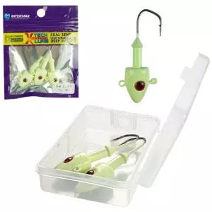 IM 야광 지그헤드 광어 우럭 루어바늘