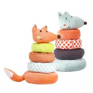 12개월 14개월 아기 헝겊 링쌓기 장난감 인지놀이 키즈 숫자세기 끼우기 애기 학습