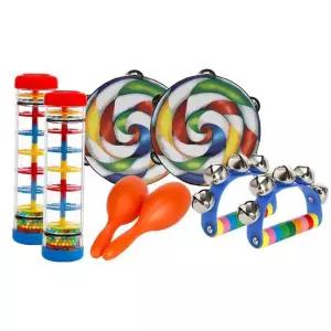 마라카스 탬버린 청각발달 유아용 흔드는 악기 인지강화 초등 엄마랑 문화센터 합주