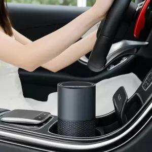 차량용 음이온 공기청정기 자동차용 블랙 필터교체