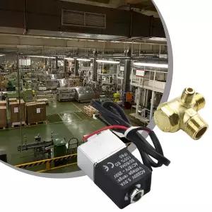 콤푸레샤 부품 아연 단방향 밸브 솔레노이드 블리드 체크 차단 에어 컴프레서 기계 무소음 오일프리 2025