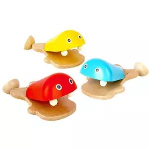 유아 손힘기르기 원목악기 캐스터네츠 음악놀이 집중력향상 문화센터 오감발달 멜로디