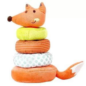 12개월 아기 장난감 헝겊인형 링쌓기 인지놀이 감각발달 조카선물 유아 고리던지기