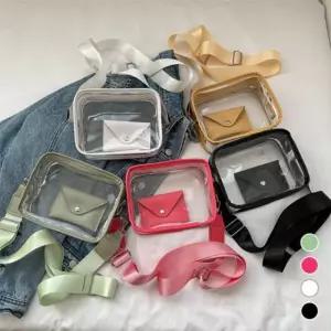 데일리 투명 크로스 백 파우치 pvc 비치 여름