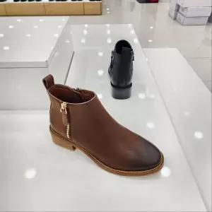 [탠디]by미셸 x25515 소가죽 소재 3cm굽 여성 컴포트 앵글 부츠 cc3