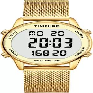 스테인리스 스틸 팔찌 스타일리시한 디자인 앱 없음 스텝 칼로리 거리 알람 카운트다운 타이머가 있는