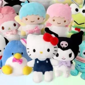 하트 캐릭터 소품 인형 장식용 고리 가방 봉제 디자인 키링