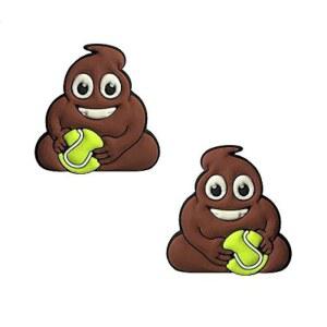 라켓 표정 귀여운 터드 테니스 댐퍼 쇼크 업소버 2팩