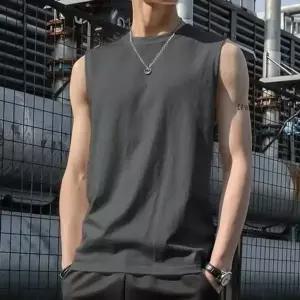 남성 데일리 민소매 라운드 운동복 티셔츠 ON-TS5-QWFN0YKY