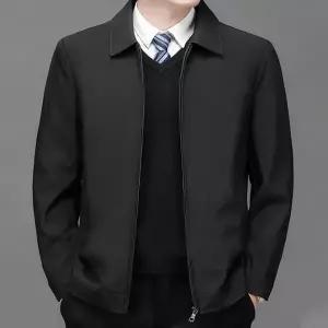 남성 댄디 스타일 카라 짚업 자켓 ON-JUA-QWFN0XTO