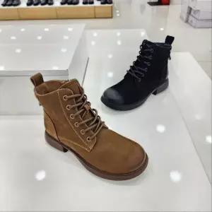 [탠디]by미셸 x25507 소가죽 소재 4cm굽 여성 워커 부츠 cc2