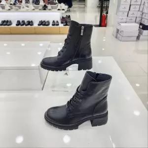 [탠디]by미셸 x25518 소가죽 소재 5cm굽 여성 워커 부츠 cc2