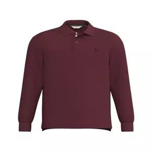 헤지스 남성 HZTS4D431R3 반값레드 긴팔 피케 카라 티셔츠22155314782345490