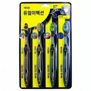 [반려] 부드러운 모 칫솔 4개입 치아 관리용 위생 구강용품