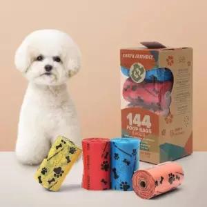 [반려] 율이펫 강아지 배변봉투 144매 반려견 풉백