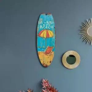 지중해느낌 식스미 장식 스내지 서핑 보드 인테리어 우드 빈티지