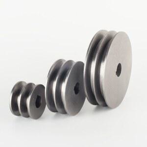 V벨트 더블 홈 플랫 주철 100/120/130 풀리 2B 경운기 발전기 모터