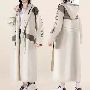 [SBD] 롱레인코트 후드 여성 우비 코트형