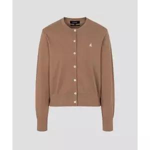 매장정품 빈폴 BEANPOLE LADIES [Essential] 코튼 척척 카디건 옐로이시 브라운 (BF625AE03B) BF625AE03B 6