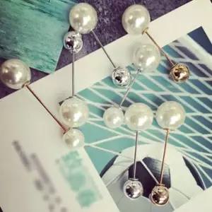 미니 진주핀 부로치 코사지