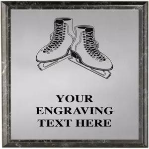 스 스케이팅 플라크 개인 맞춤형 스케이트 트로피 상 그레이트 커스텀 각인 어워드 프라임