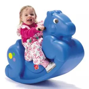 스텝2 유아 흔들말 파란말 승용완구 아기승용완구