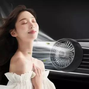 리예 차량용 송풍구 선풍기 (거치대 포함)