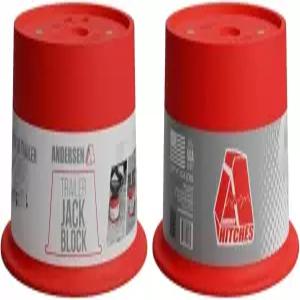 앤더슨 히치스 RV 액세서리 및 용품 트레일러 잭 블록 2팩 자석 포함 레벨링 스태빌라이저 스탠드 퀵잭